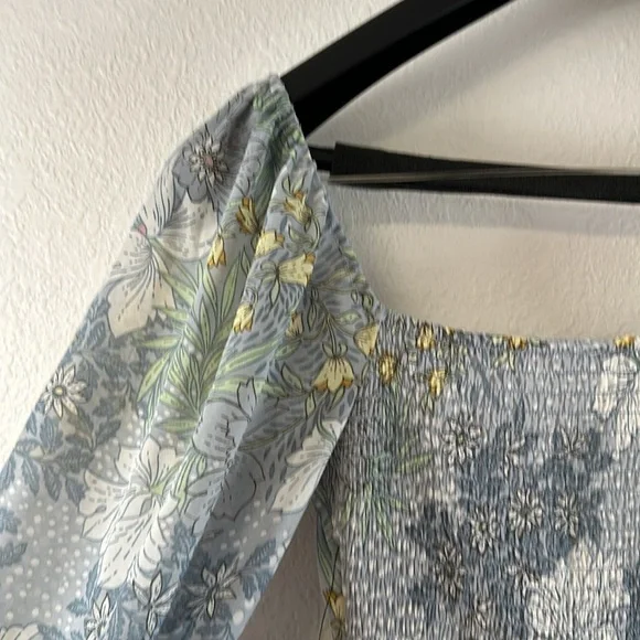 ASTR the Label Marietta Dress in Blue Floral size small NWT - Picture 14 of 15